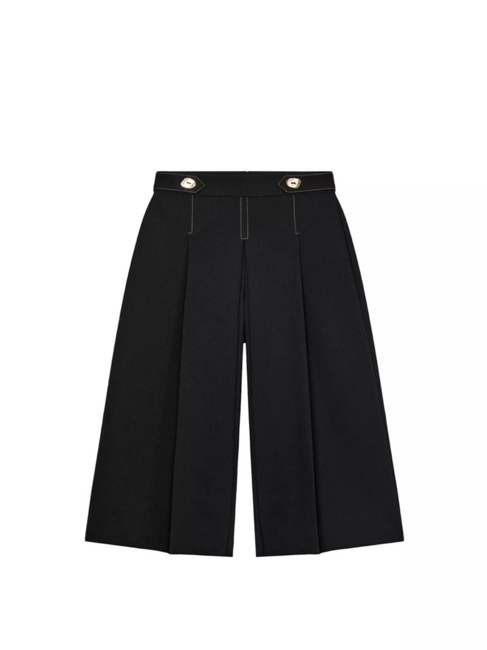 Zara long shorts with contrast stitching